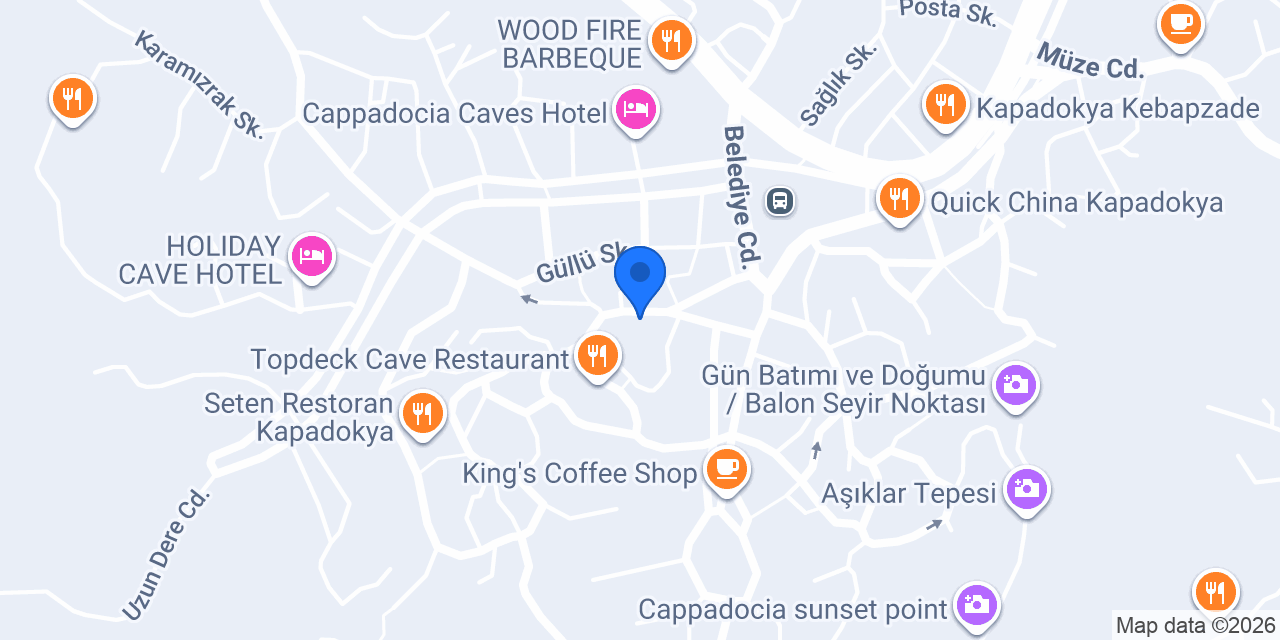 Kaya Konak Cave konumu