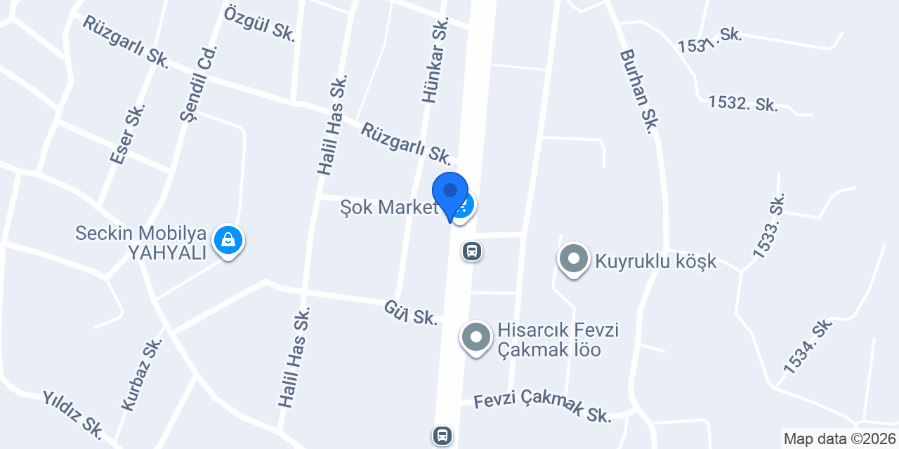 Alped Yapı Market konumu