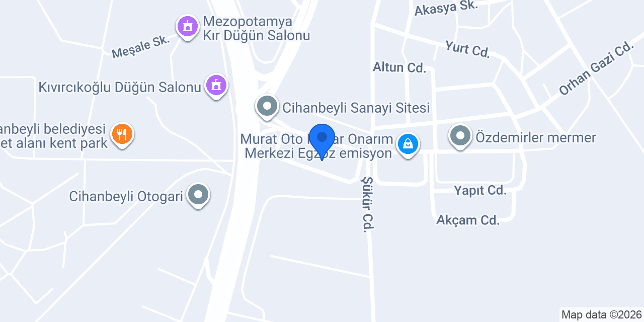 Cihanbeyli Şentürk hafriyat konumu