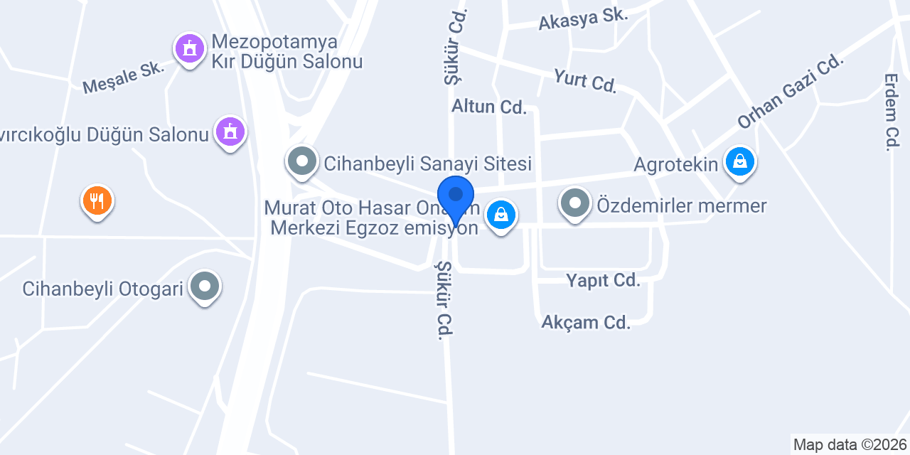 Karalar Oto Lastik konumu