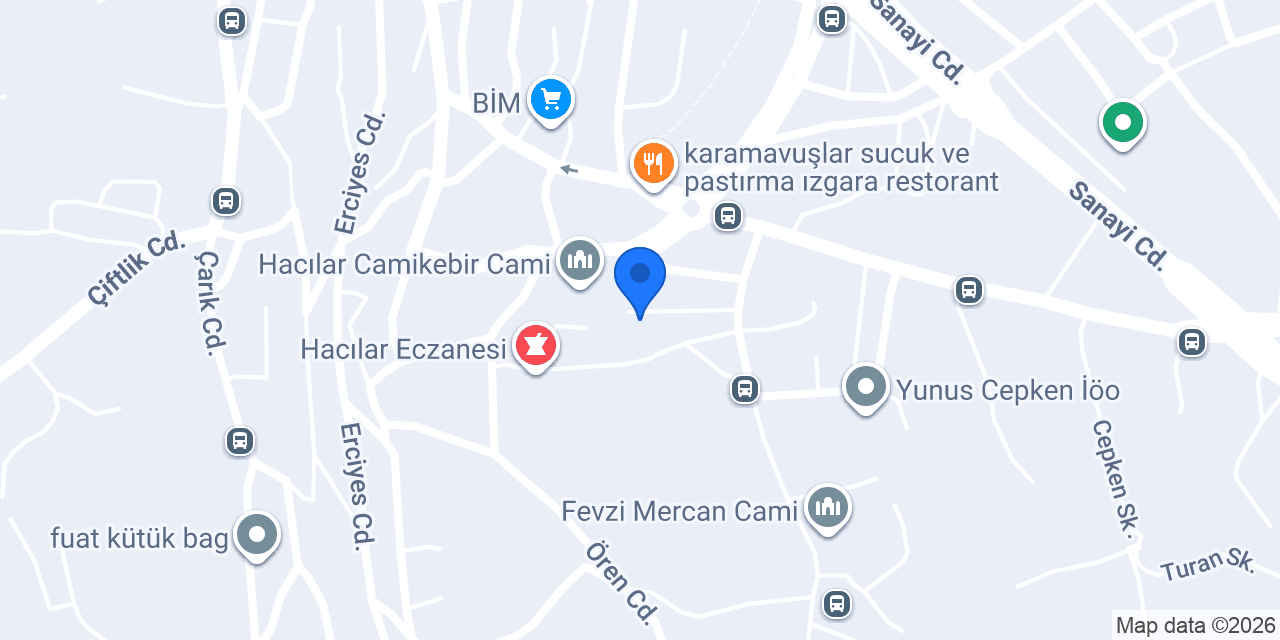 Şahin Aral Eczanesi konumu