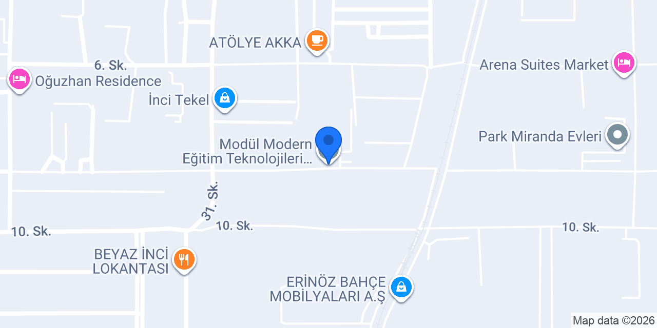 Modül Modern Eğitim Teknolojileri Anonim Şirketi konumu