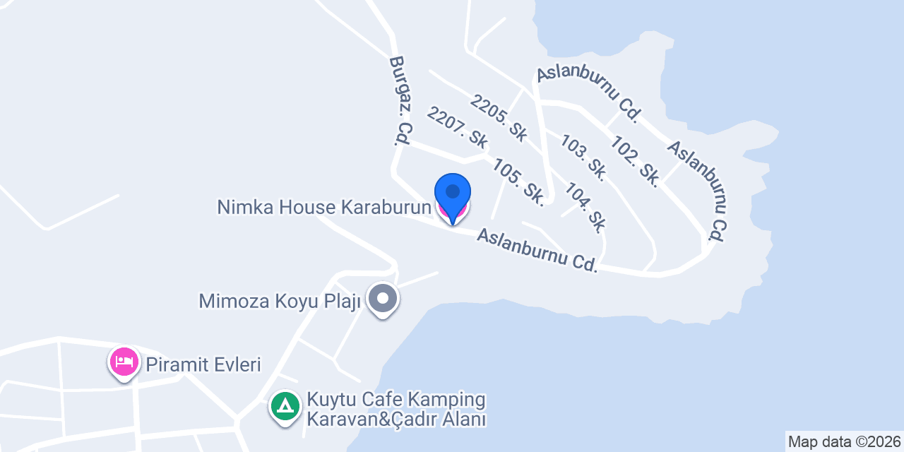 Nimka House Karaburun konumu