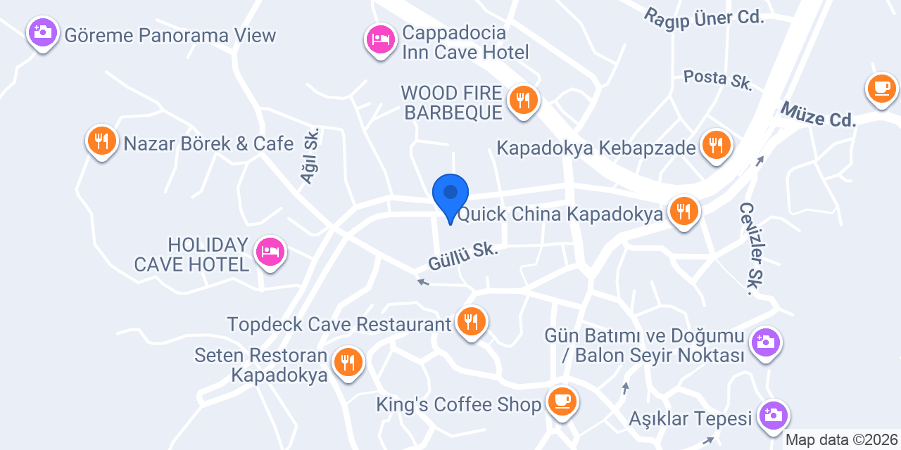 Cappadocian Cuisine konumu