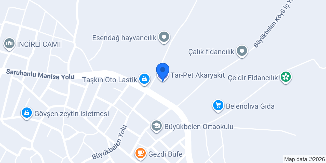 Tar-Pet Akaryakıt konumu