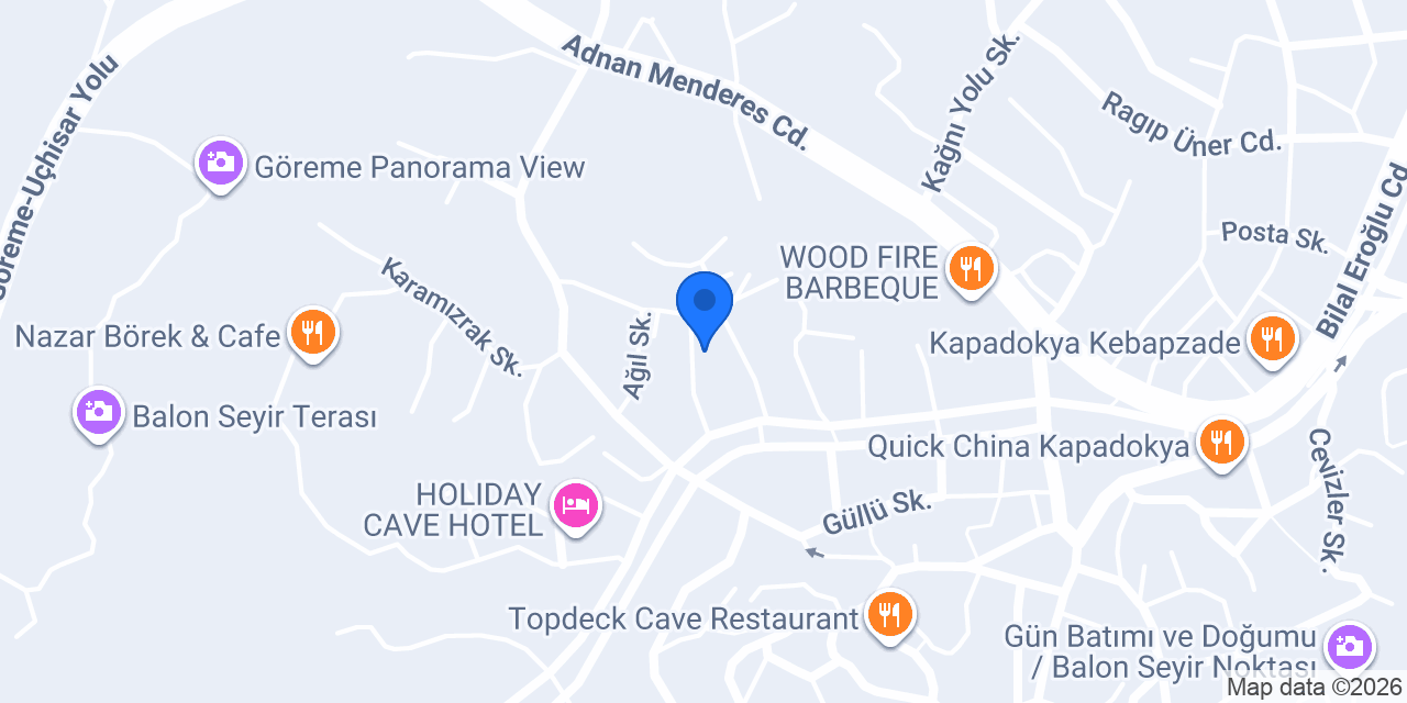 Göreme Cave Lodge konumu
