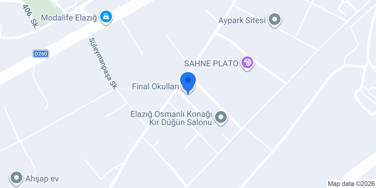 Final Okulları konumu