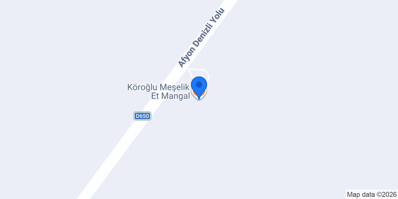 Köroğlu Meşelik Et Mangal konumu