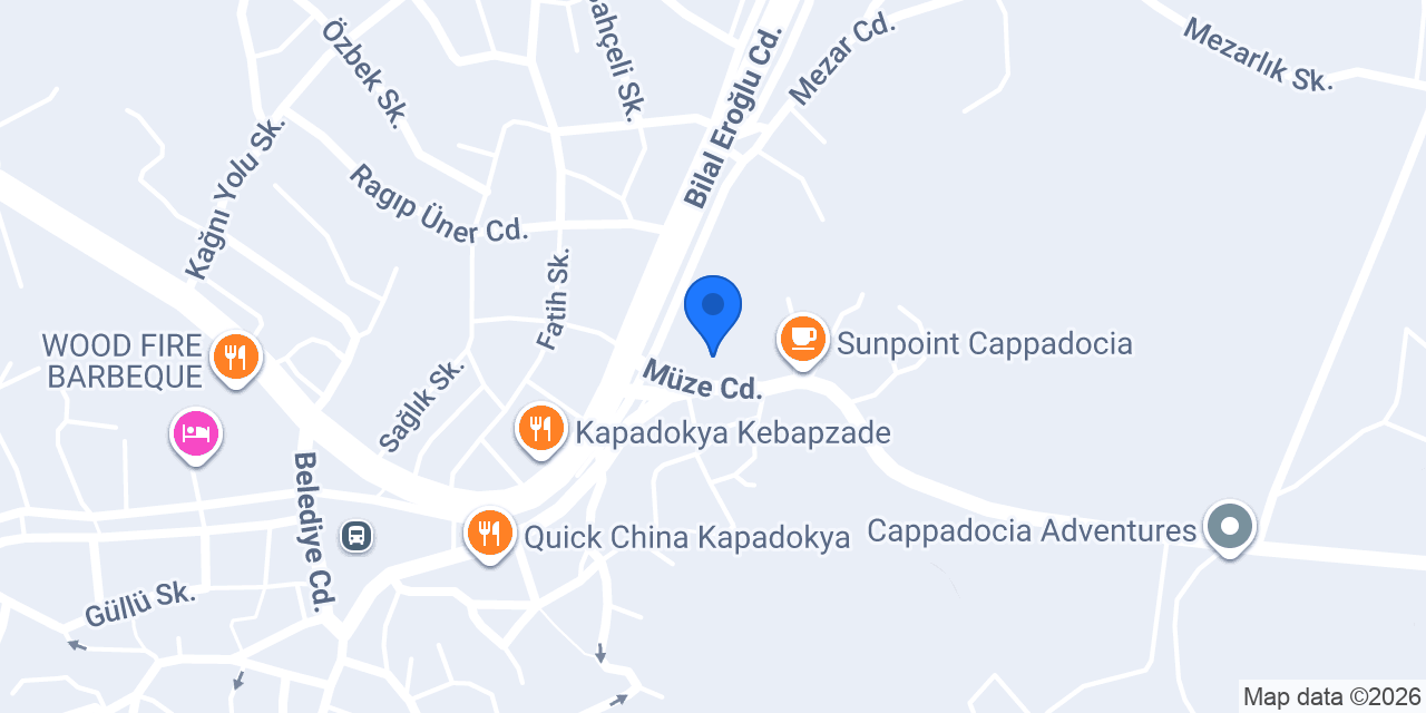 Ankara Sofrası Göreme konumu