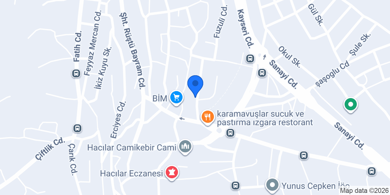 Selvi Eczanesi konumu