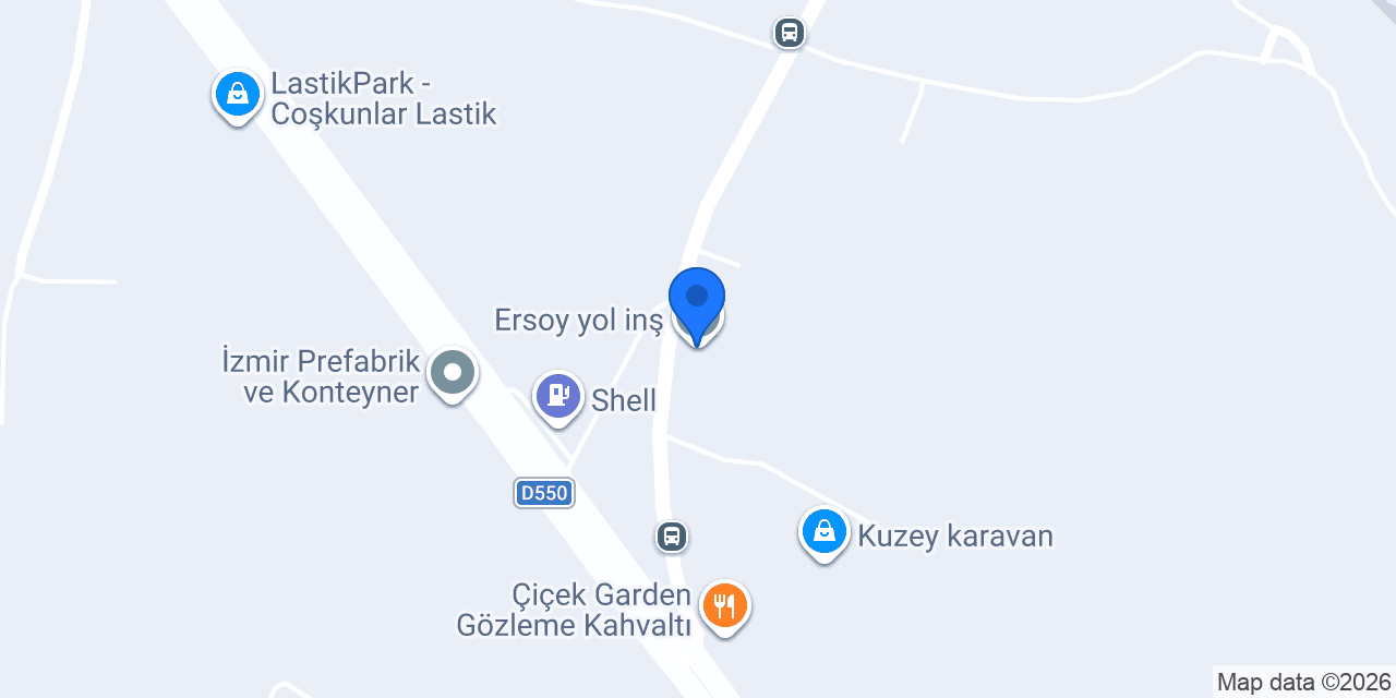 Ersoy yol inş konumu