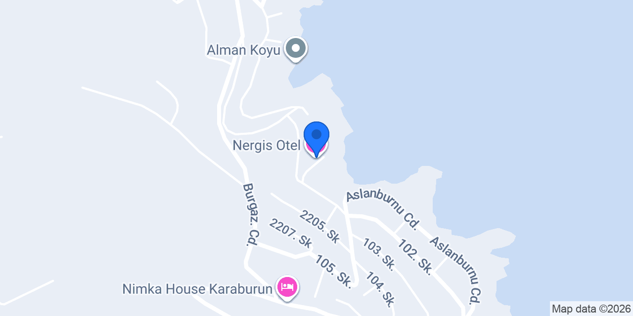 Nergis Otel konumu