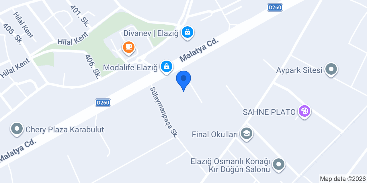 Fataş Mobilya konumu