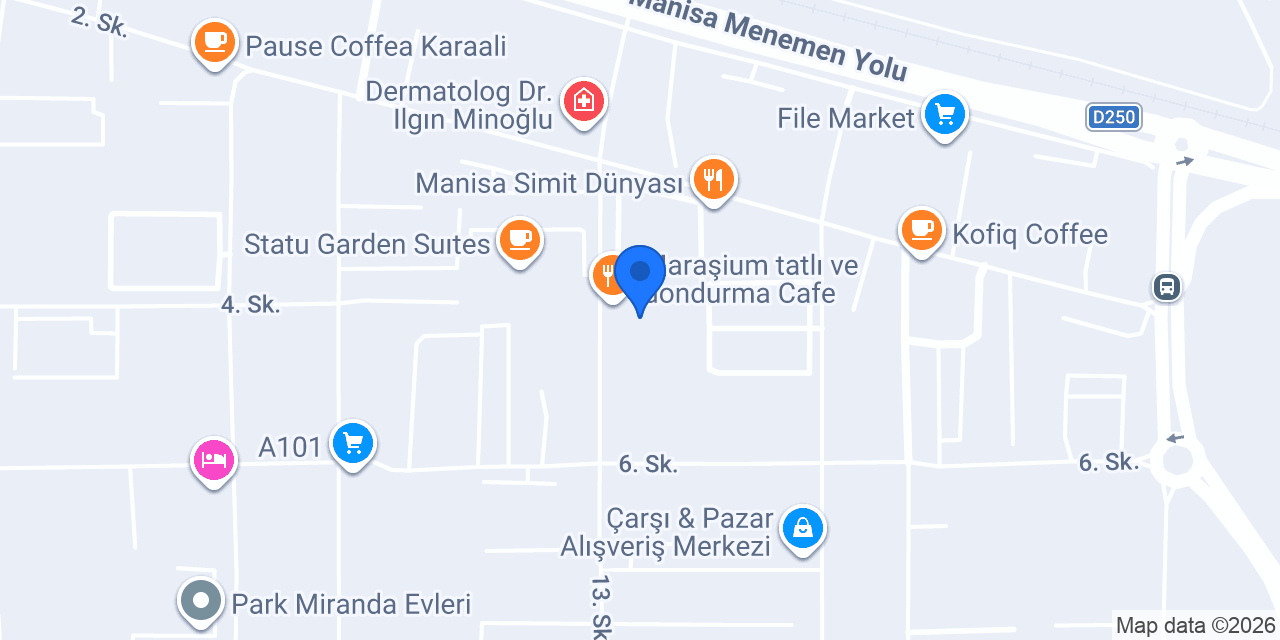 EKMAS MANİSA konumu