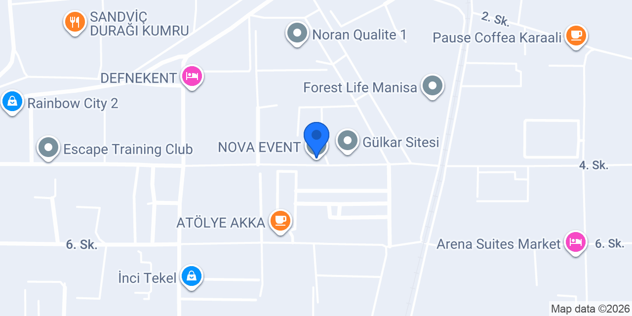 NOVA EVENT konumu