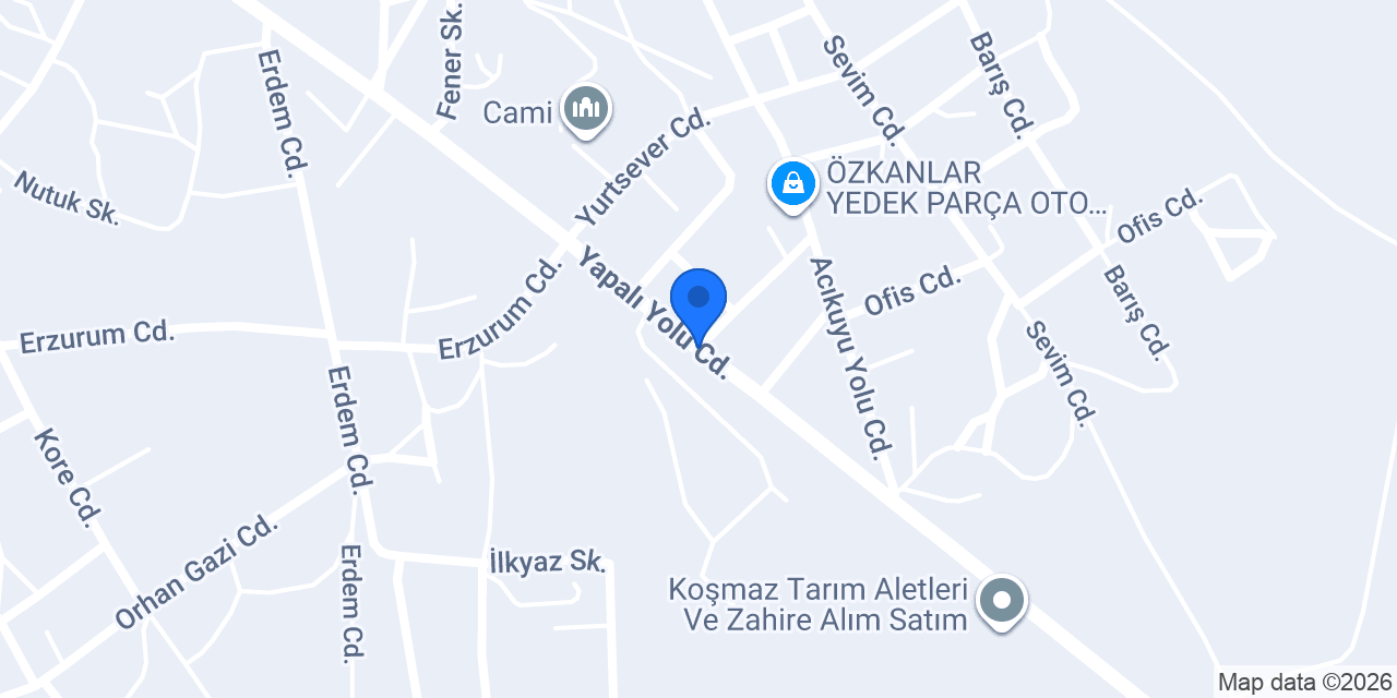 Kahveci Dalgıç Pompa konumu