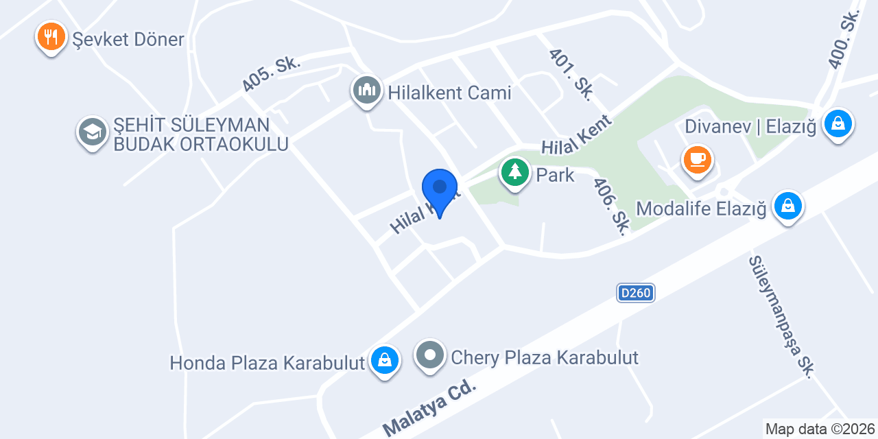 Hilalkent Pastanesi konumu