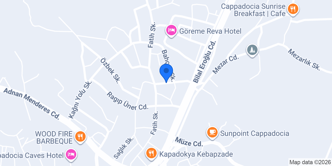 Çakıltaşı Evi Hotel konumu