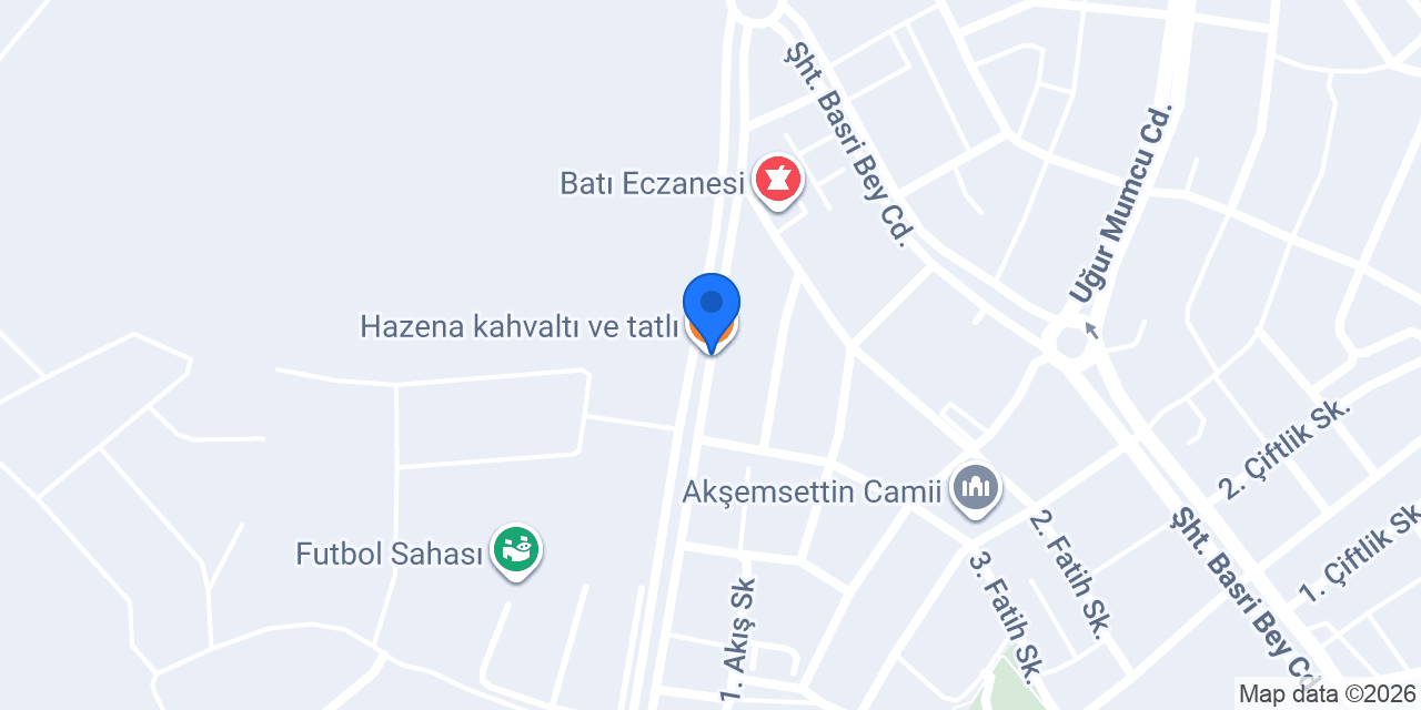 Hazena kahvaltı ve tatlı konumu