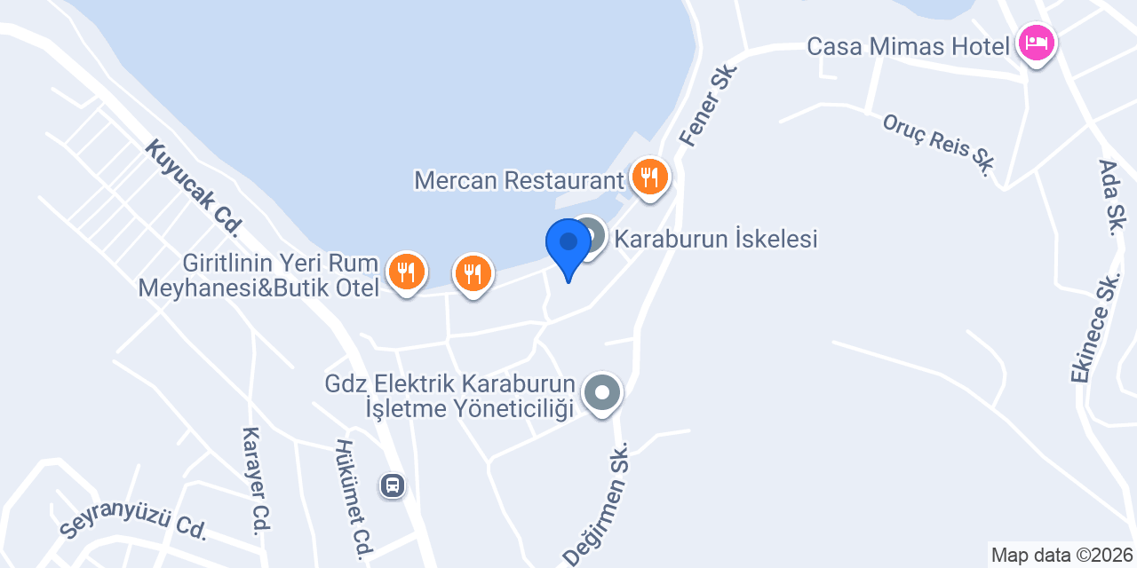 Rota Butik Otel konumu