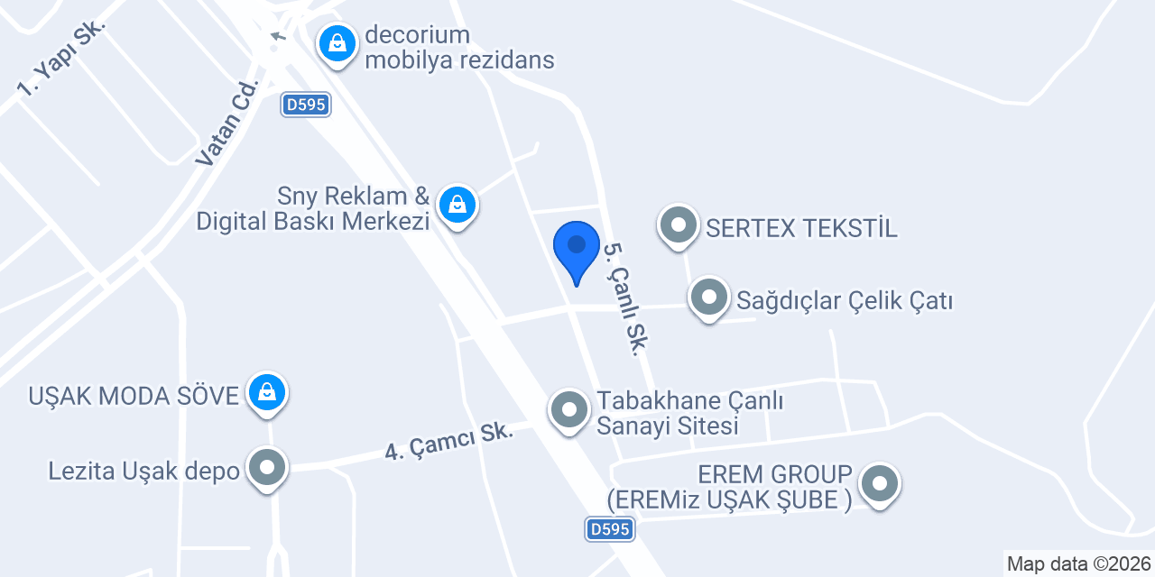 Kentsa Neslişah Tekstil Battaniye konumu