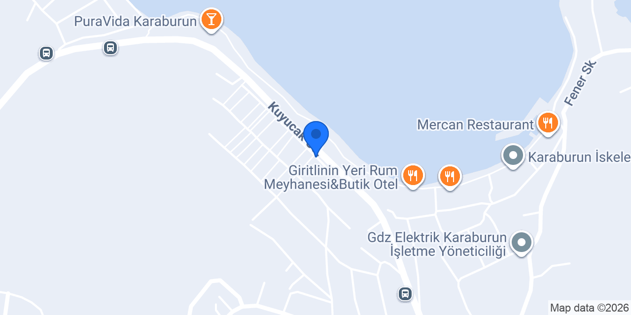 Bizim Ev Karaburun konumu