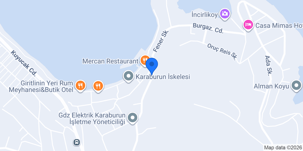 Karaburun Hayal Evim konumu