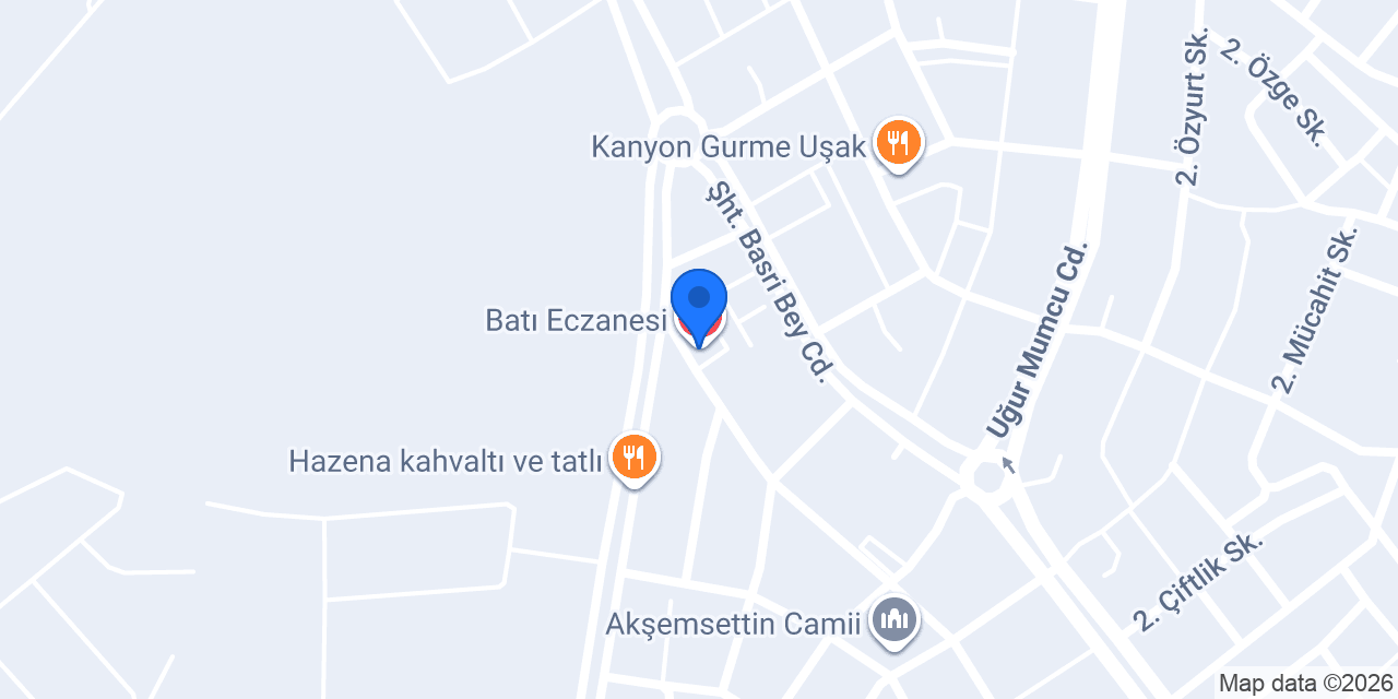Batı Eczanesi konumu