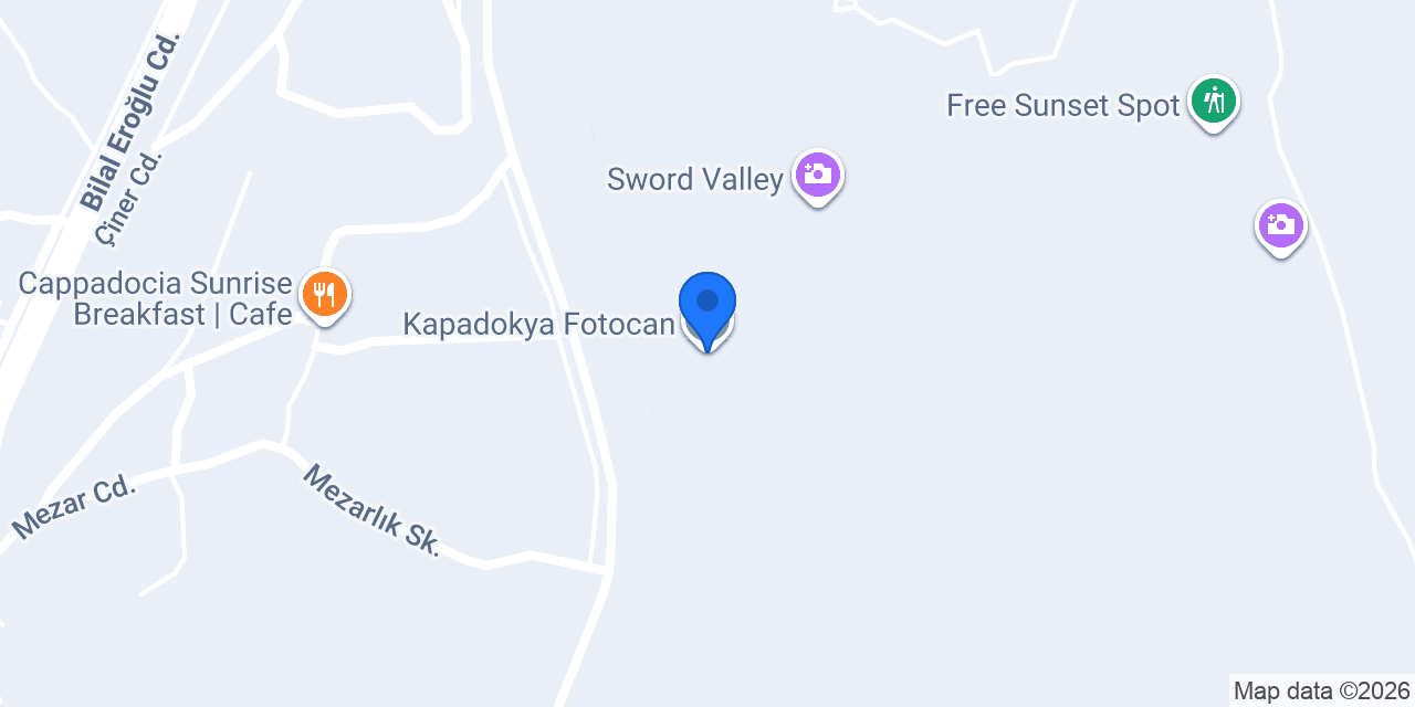 Kapadokya Fotocan konumu