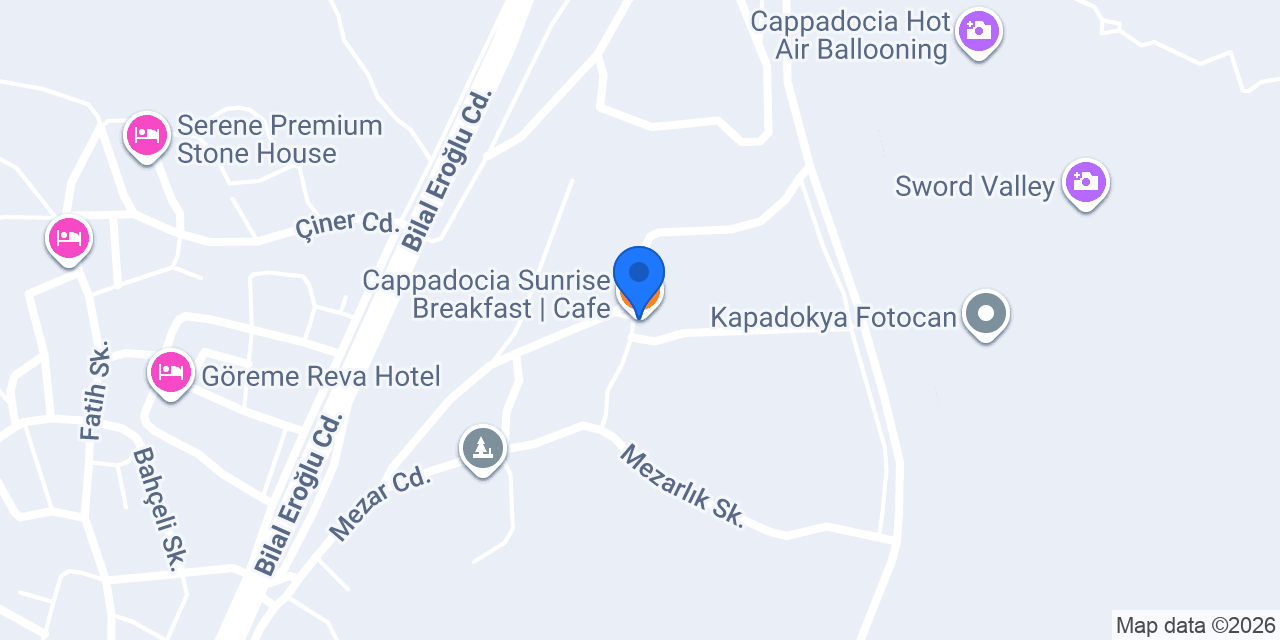 Cappadocia Sunrise Breakfast | Cafe konumu