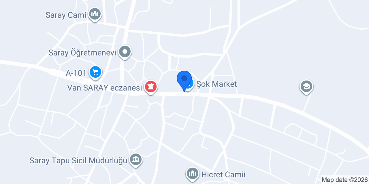 Saray Veteriner Kliniği konumu