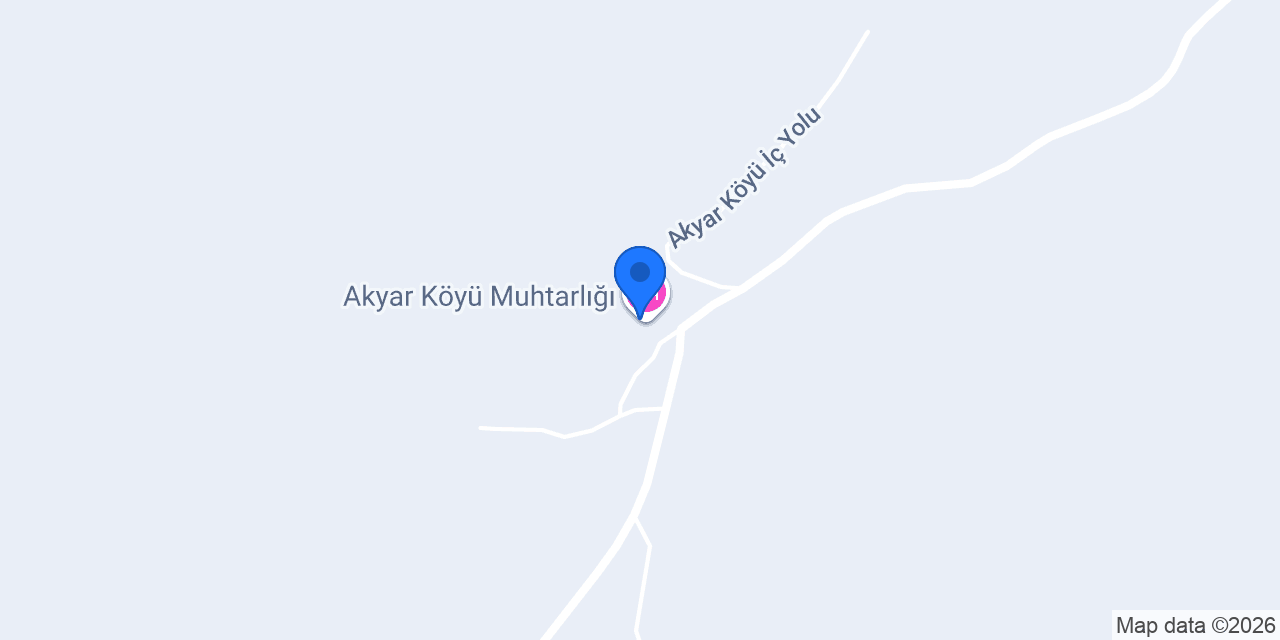 Akyar Köyü Muhtarlığı konumu
