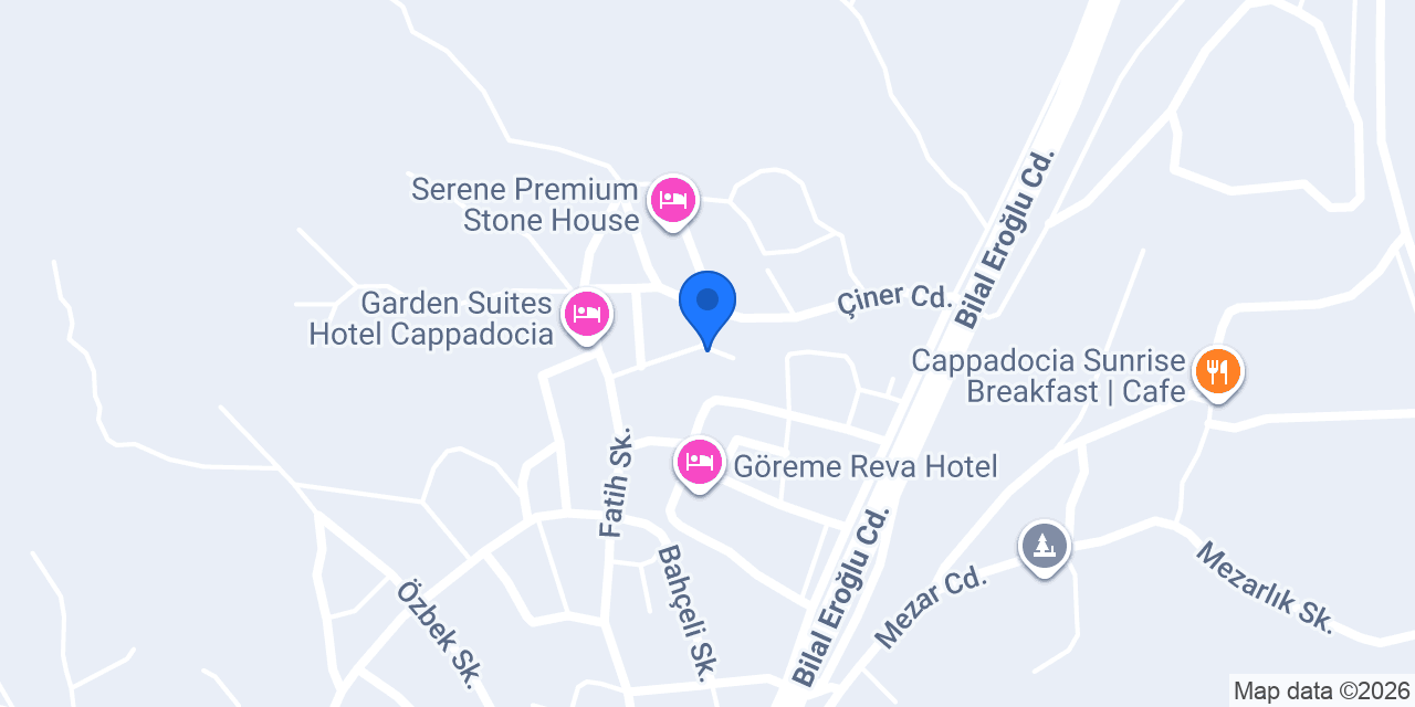 Rio Cappadocia Hotel konumu