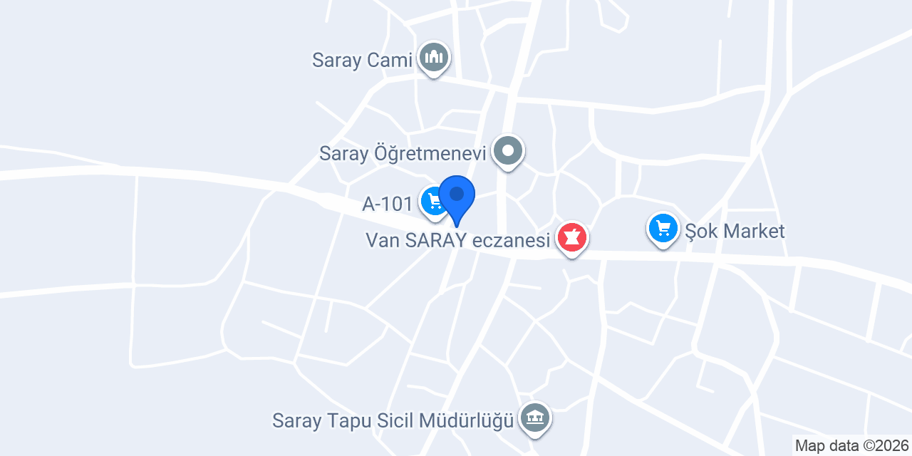 YAŞAM ECZANESİ SARAY VAN konumu