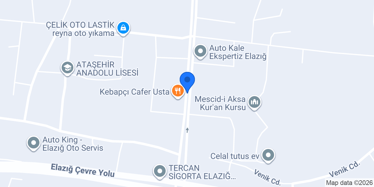Damak unlu mamülleri konumu