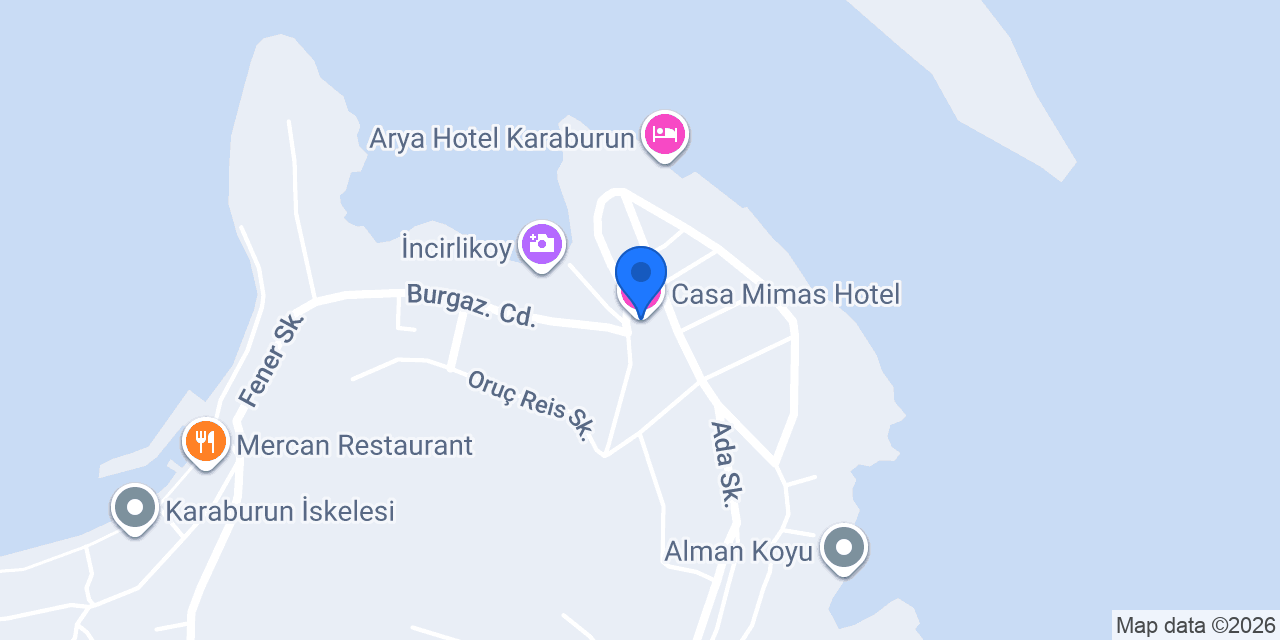 Casa Mimas Hotel konumu