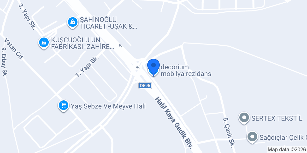 decorium mobilya rezidans konumu
