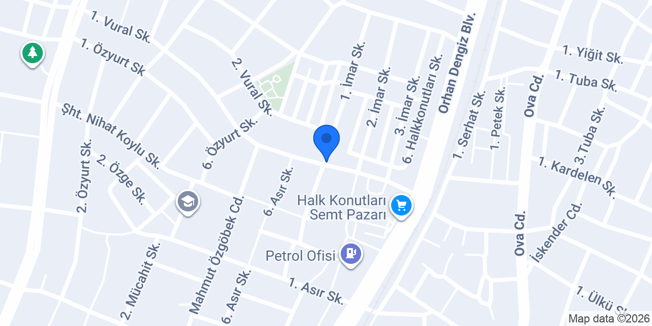 Pırlanta Anaokulu konumu