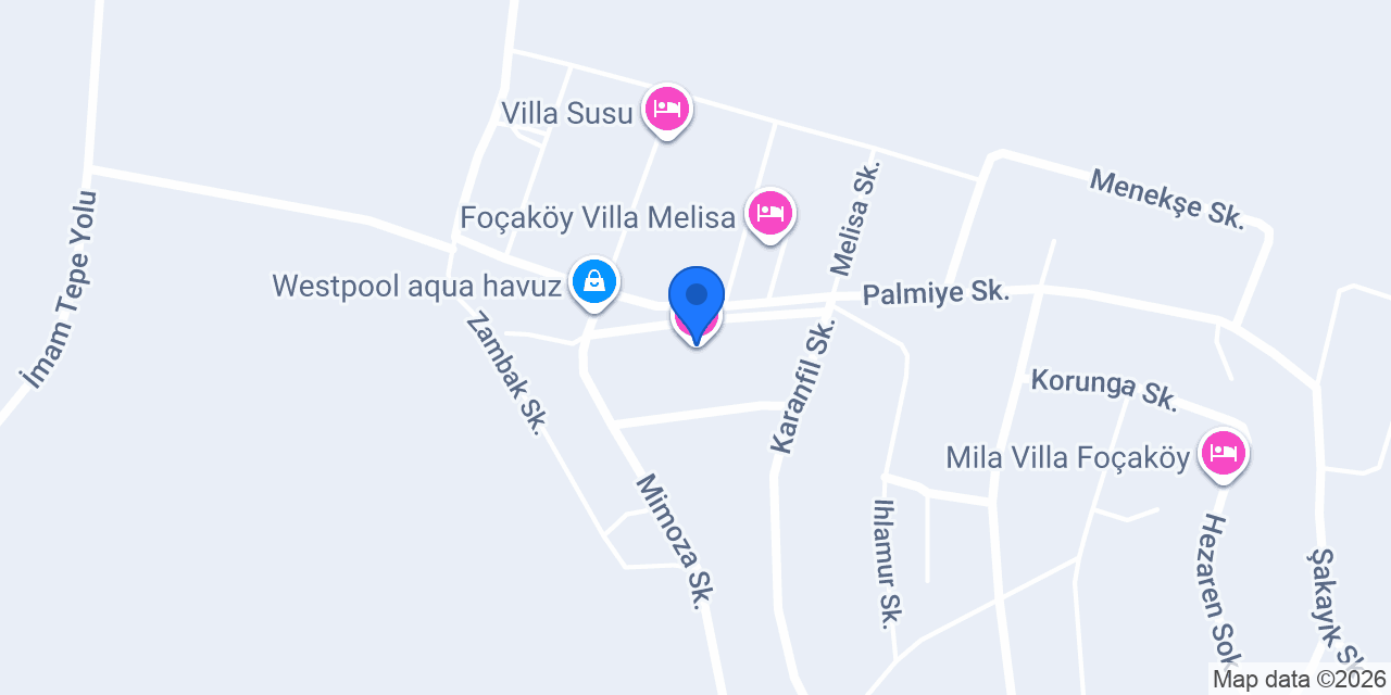 Villa Palm Foçaköy konumu