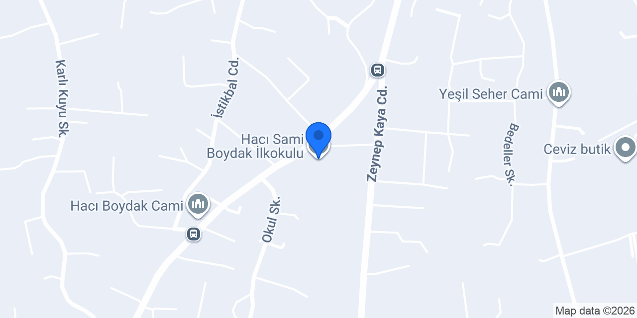 Hacı Sami Boydak İlkokulu konumu