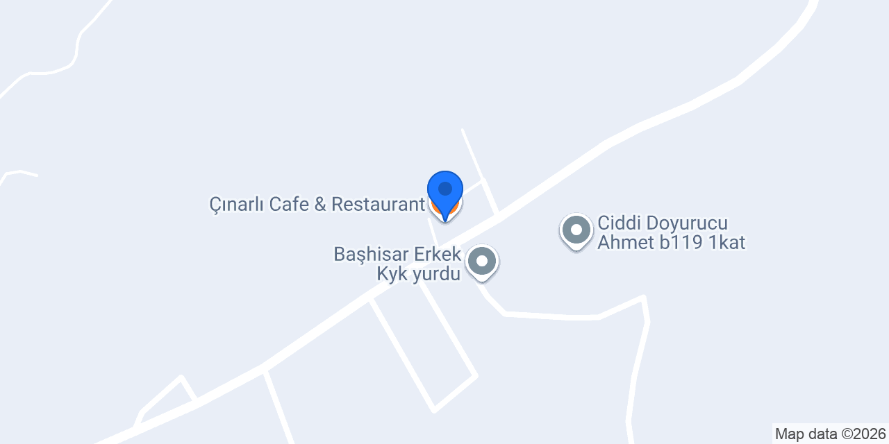 Çınarlı Cafe & Restaurant konumu