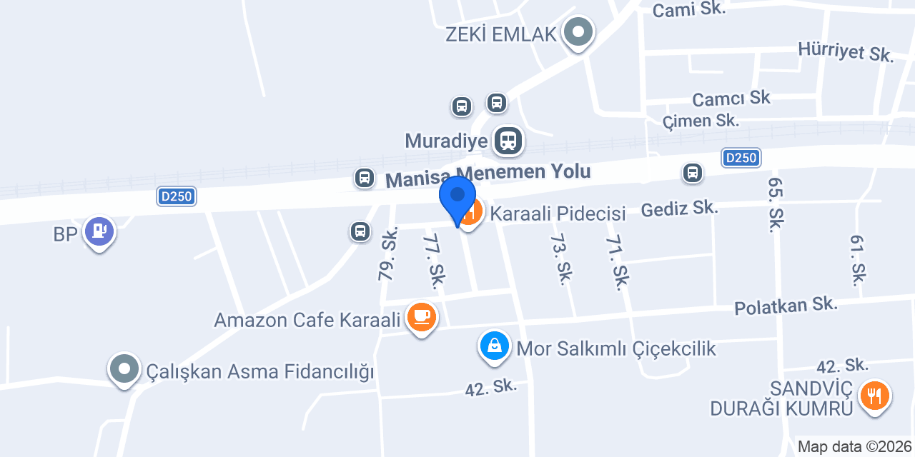 Kampüs Fast Food konumu