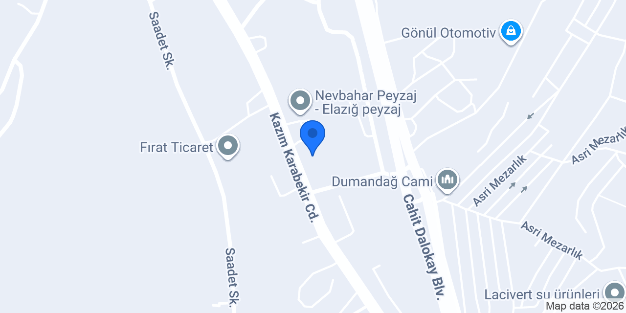 Mina Yapı Mobilya konumu