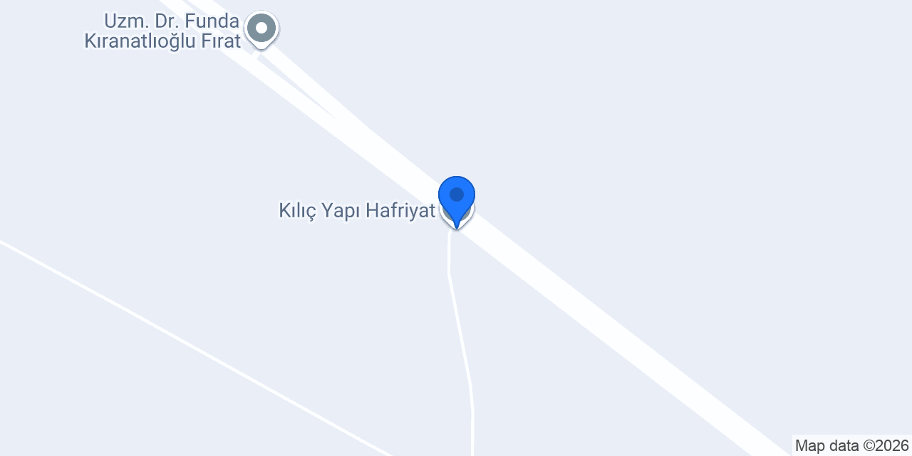 Kılıç Yapı Hafriyat konumu