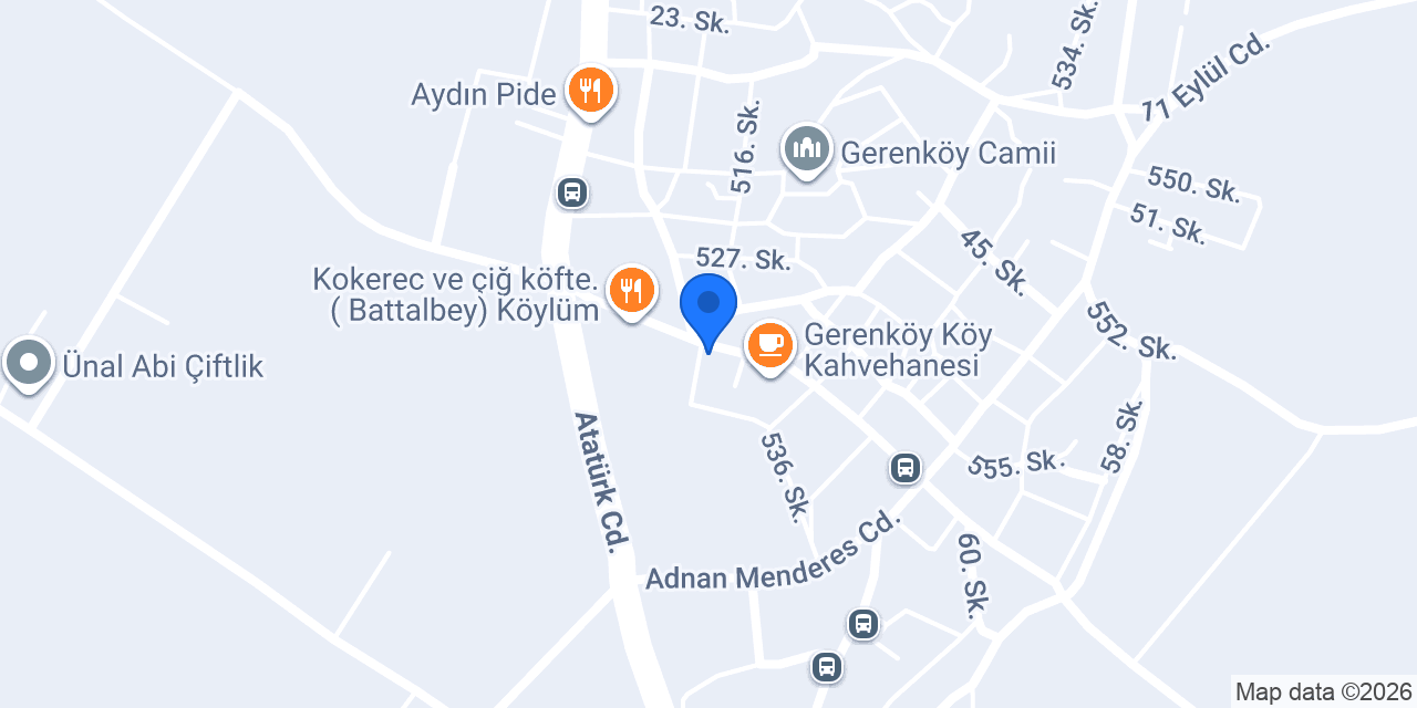 Gerenköy Eczanesi konumu