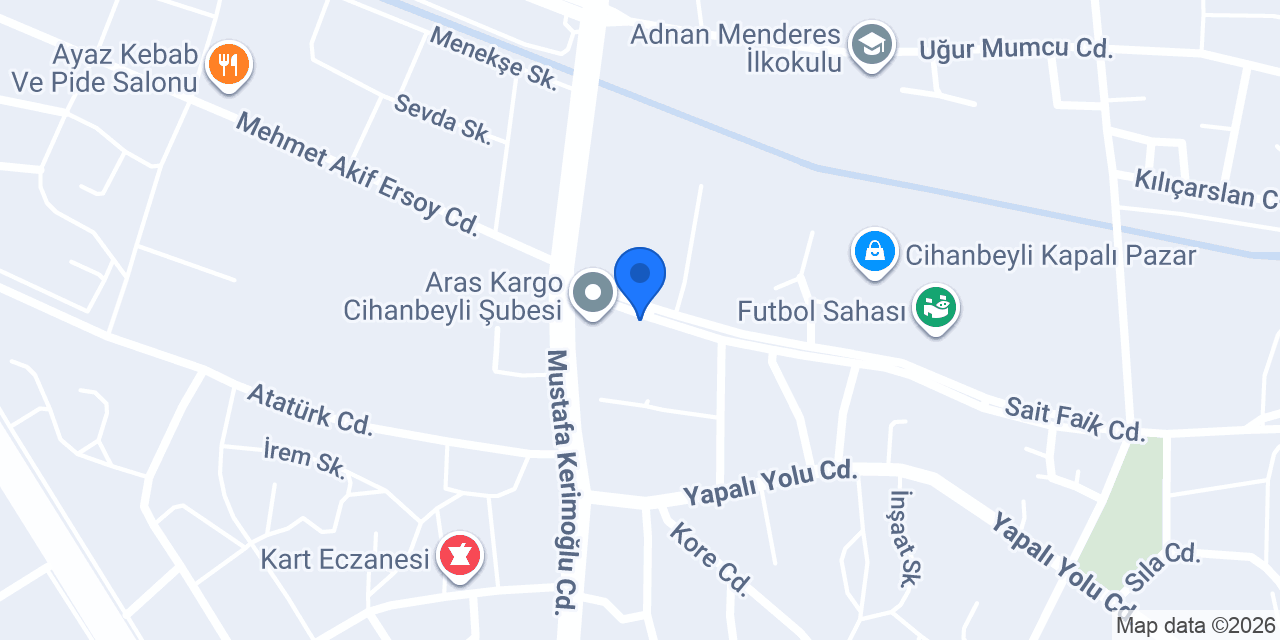 Şen Toplu Yemek Fabrikası konumu