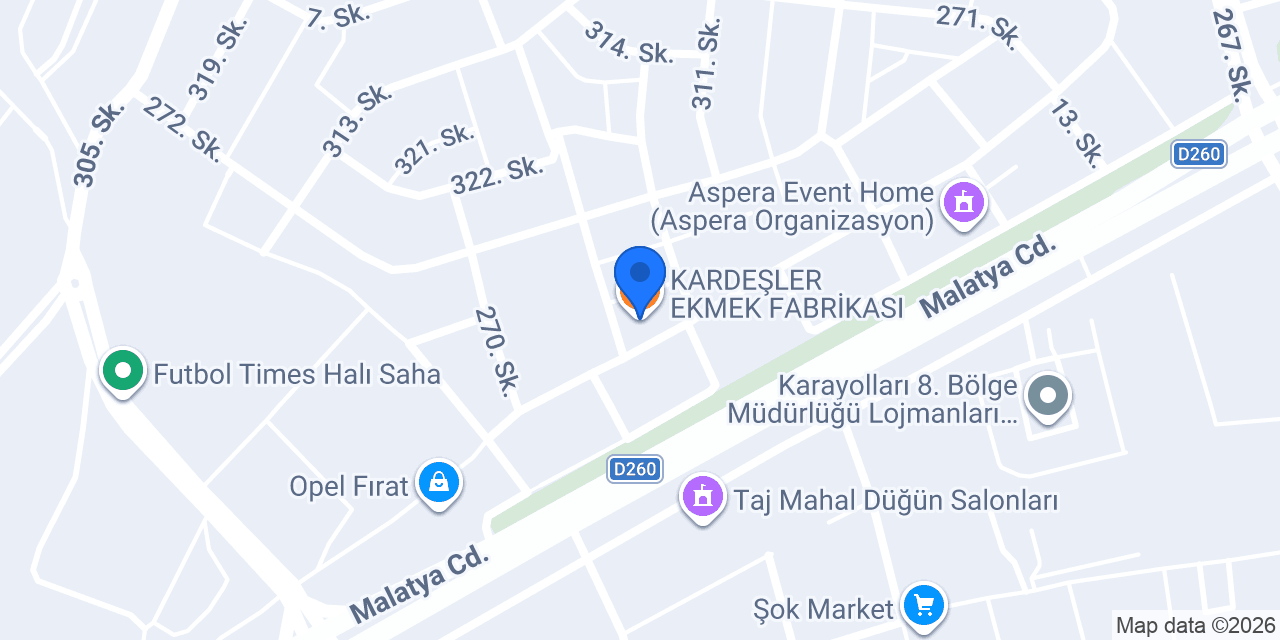 KARDEŞLER EKMEK FABRİKASI konumu