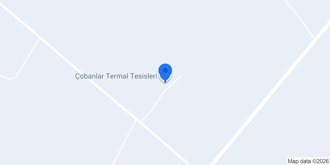 Çobanlar Termal Tesisleri konumu