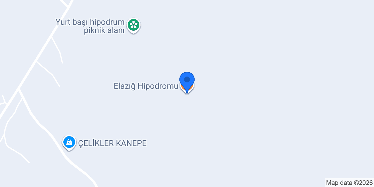Elazığ Hipodromu konumu