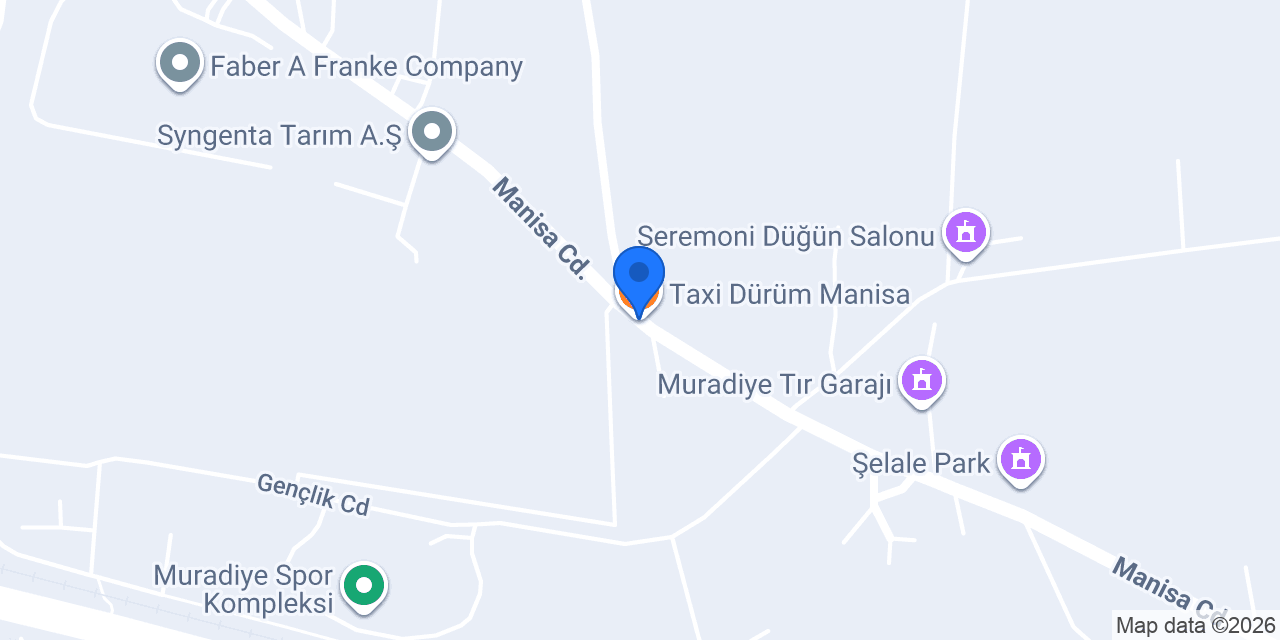 Taxi Dürüm Manisa konumu